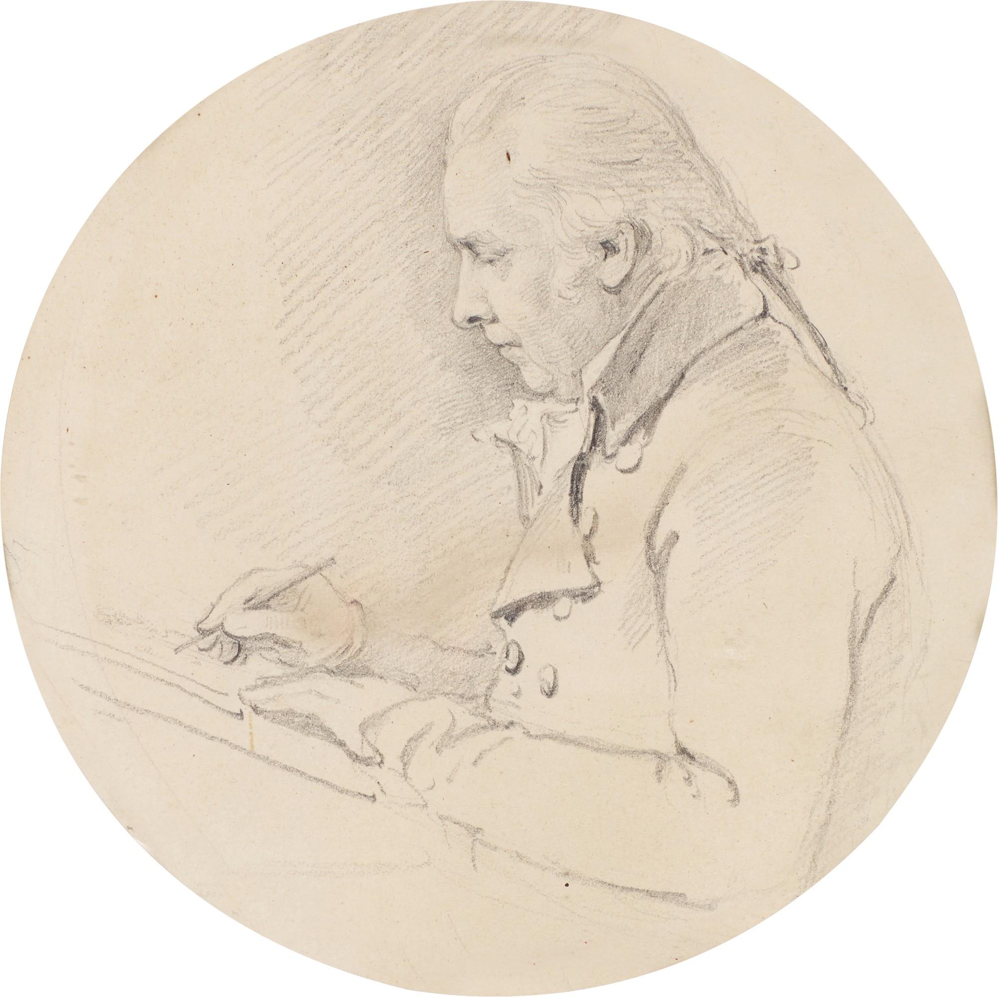 Henry Edridge, A.R.A. - Portrait of Thomas Hearne (1744-1817)