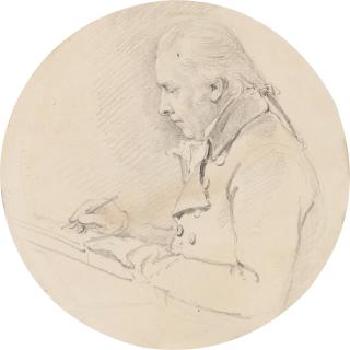 Henry Edridge, A.R.A. - Portrait of Thomas Hearne (1744-1817)