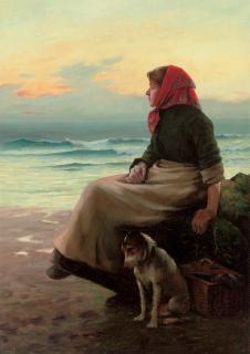 Henry Edward Detmold - Waiting