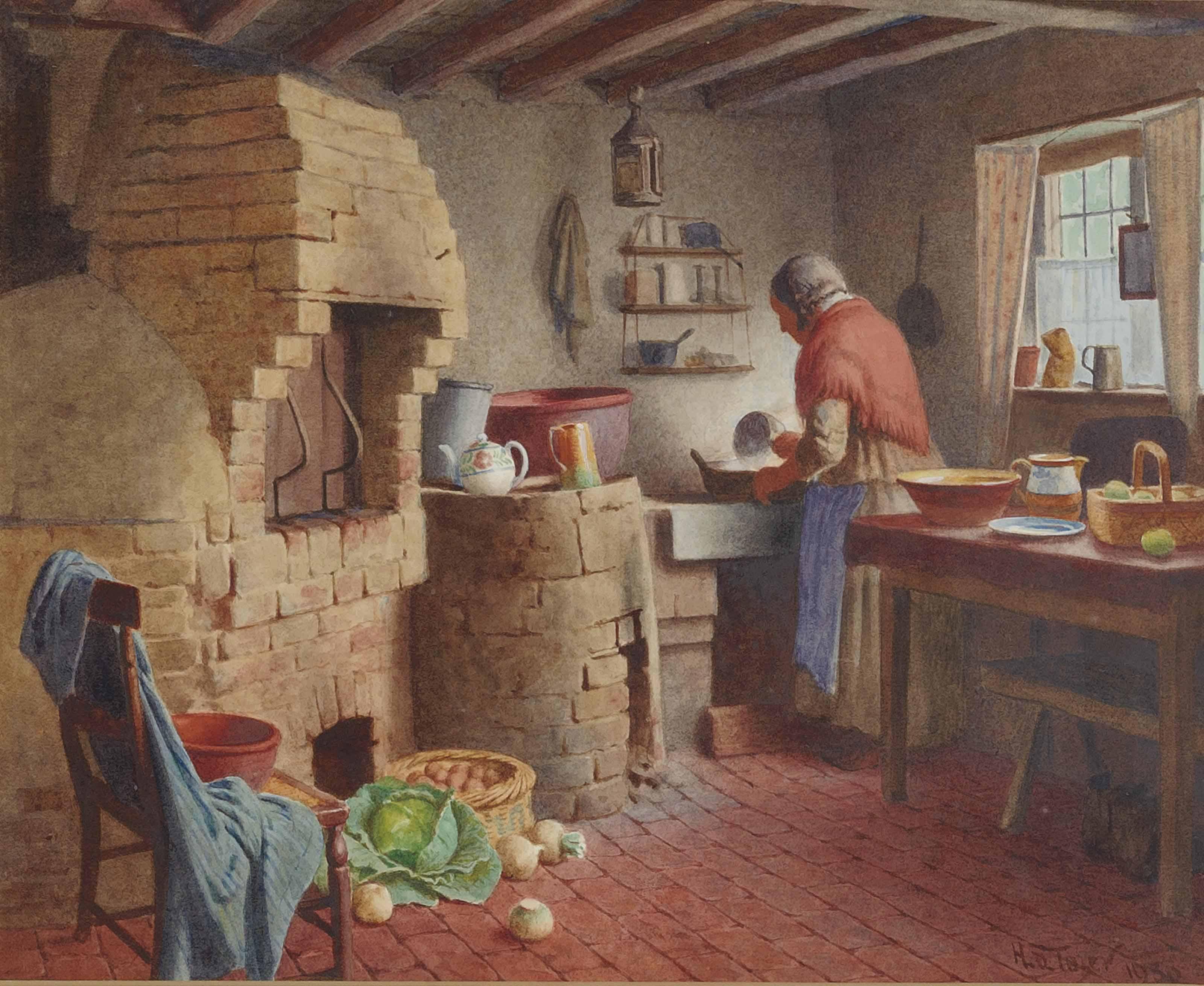 Henry Edward Spernon Tozer - \'A good appetite\' (illustrated); and \'Preparing the meal\'