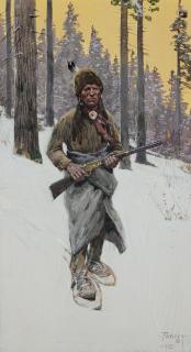 Henry F. Farny - A Moment of Suspense