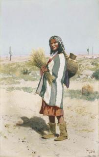 Henry F. Farny - Apache Water Carrier
