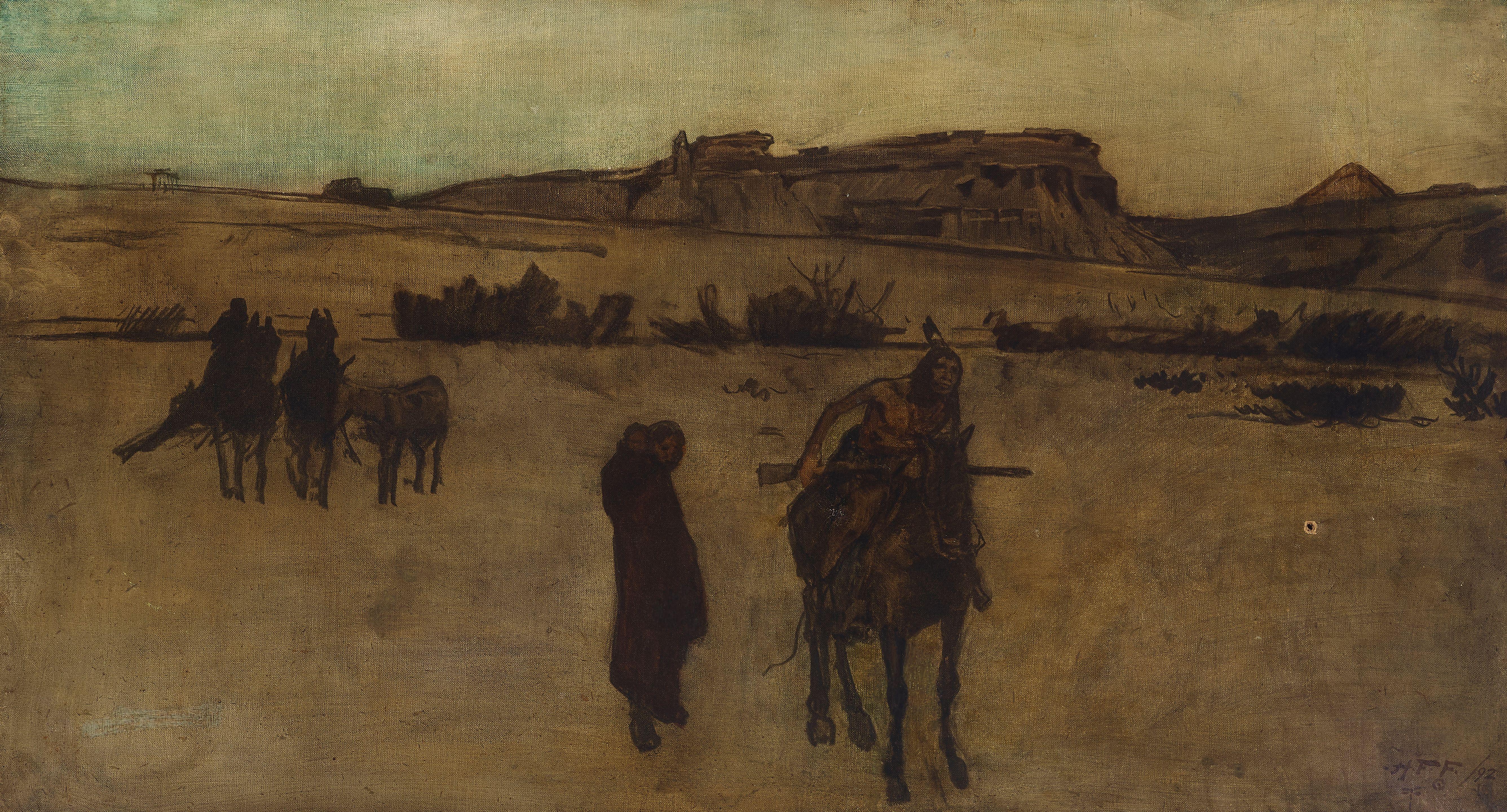 Henry F. Farny - Danger / A Study