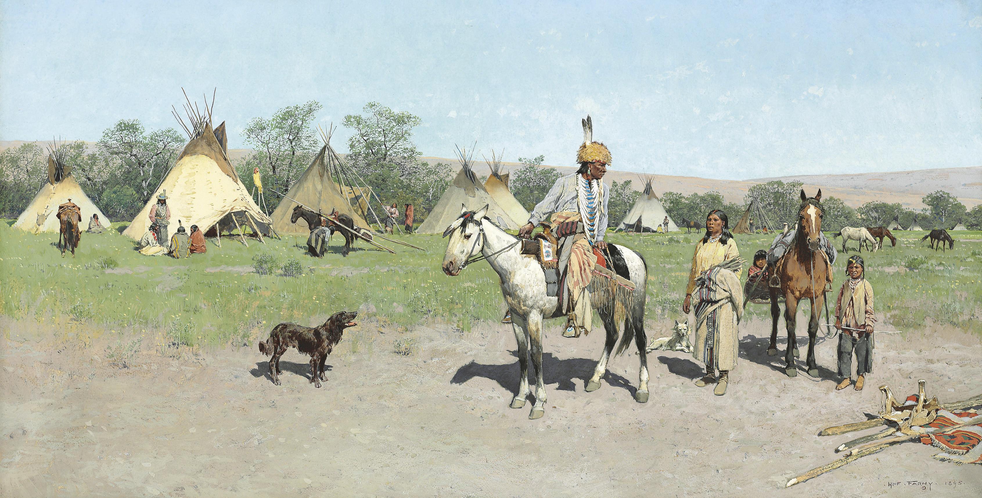 Henry F. Farny - In Pastures New