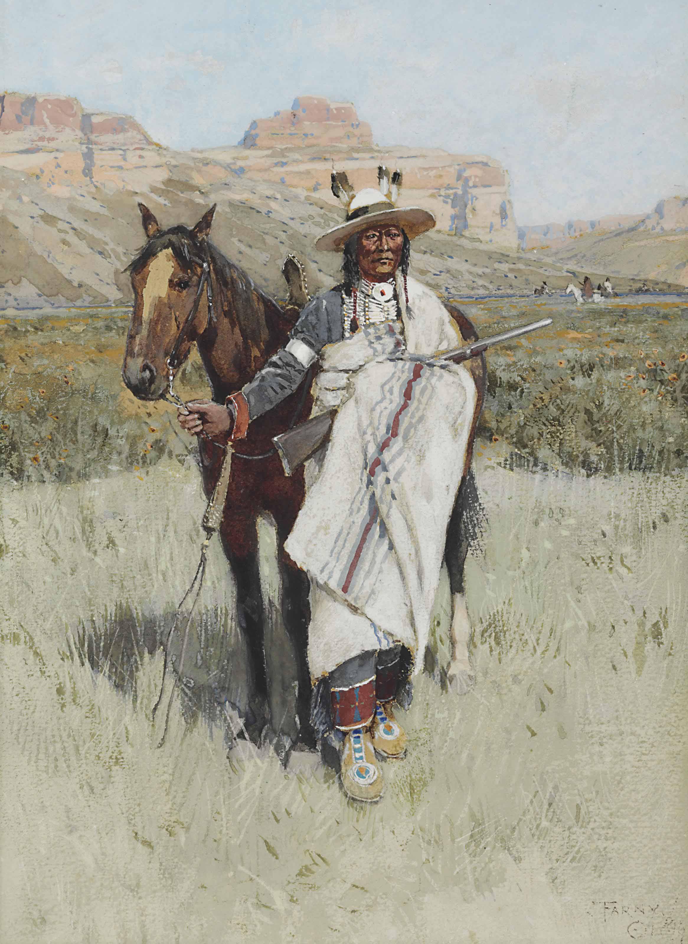 Henry F. Farny - Indian Scout