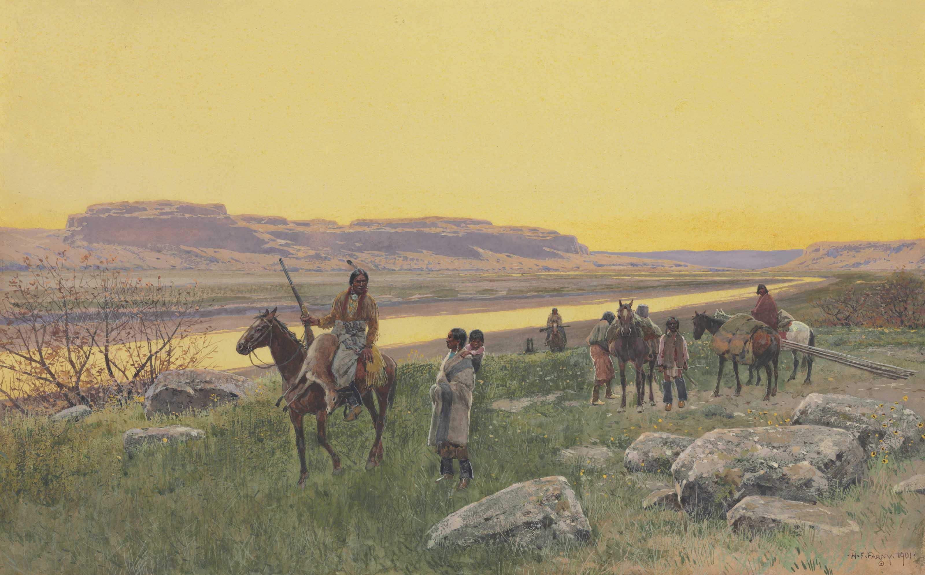 Henry F. Farny - Pastures New