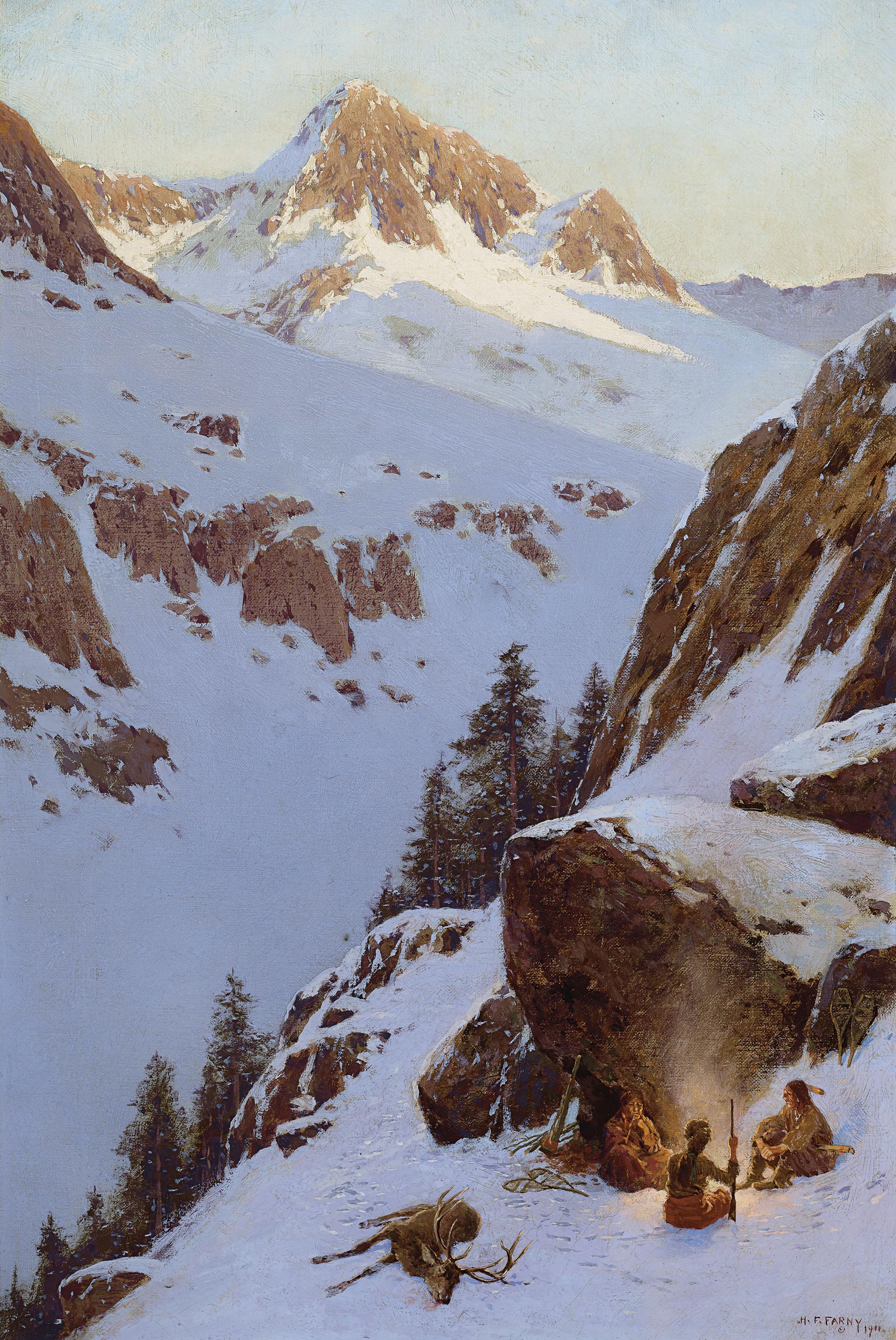 Henry F. Farny - The Day Is Done