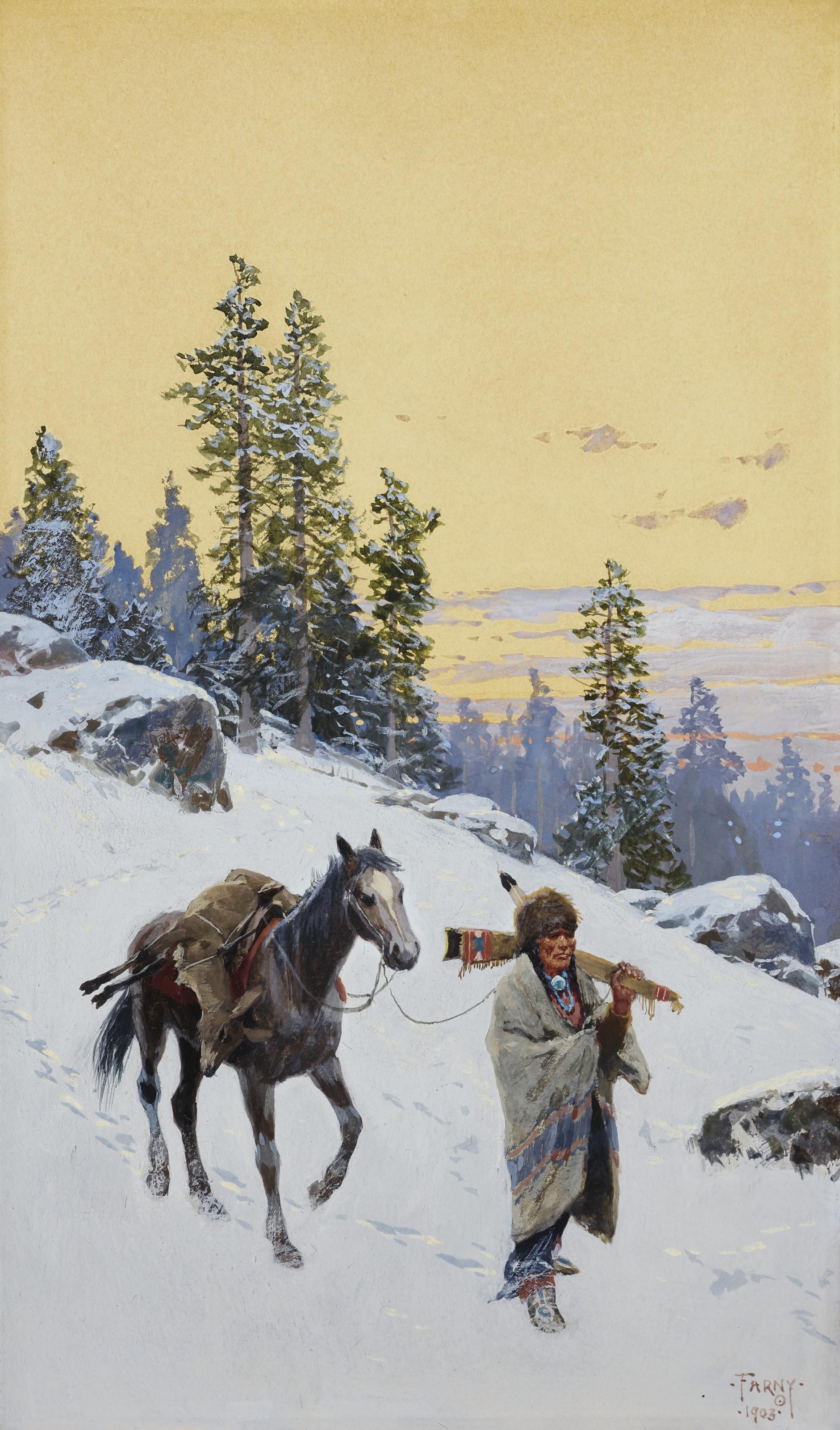 Henry F. Farny - The Return to Camp