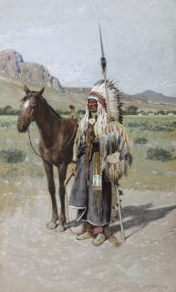 Henry François Farny - The Warrior