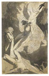 Henry Fuseli, R.A. - Dante Observing The Soaring Souls Of Paolo And Francesca