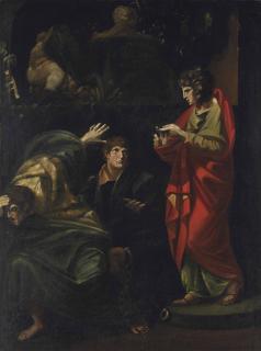 Henry Fuseli, R.A. - Joseph Interpreting The Dreams Of The Pharaoh\'S Baker And Butler