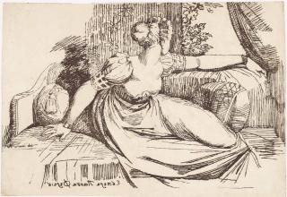 Henry Fuseli - Evening Thou Bringest All, From: Specimens Of Polyautography