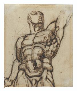 Henry Fuseli - Study of one of the Quirinal Dioscuri