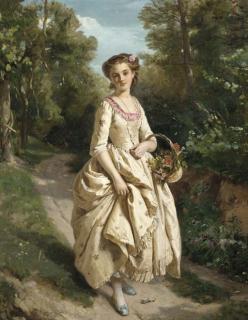 Henry Guillaume Schlesinger - An Afternoon Stroll
