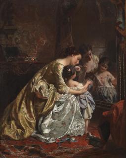 Henry Guillaume Schlesinger - At The Mirror