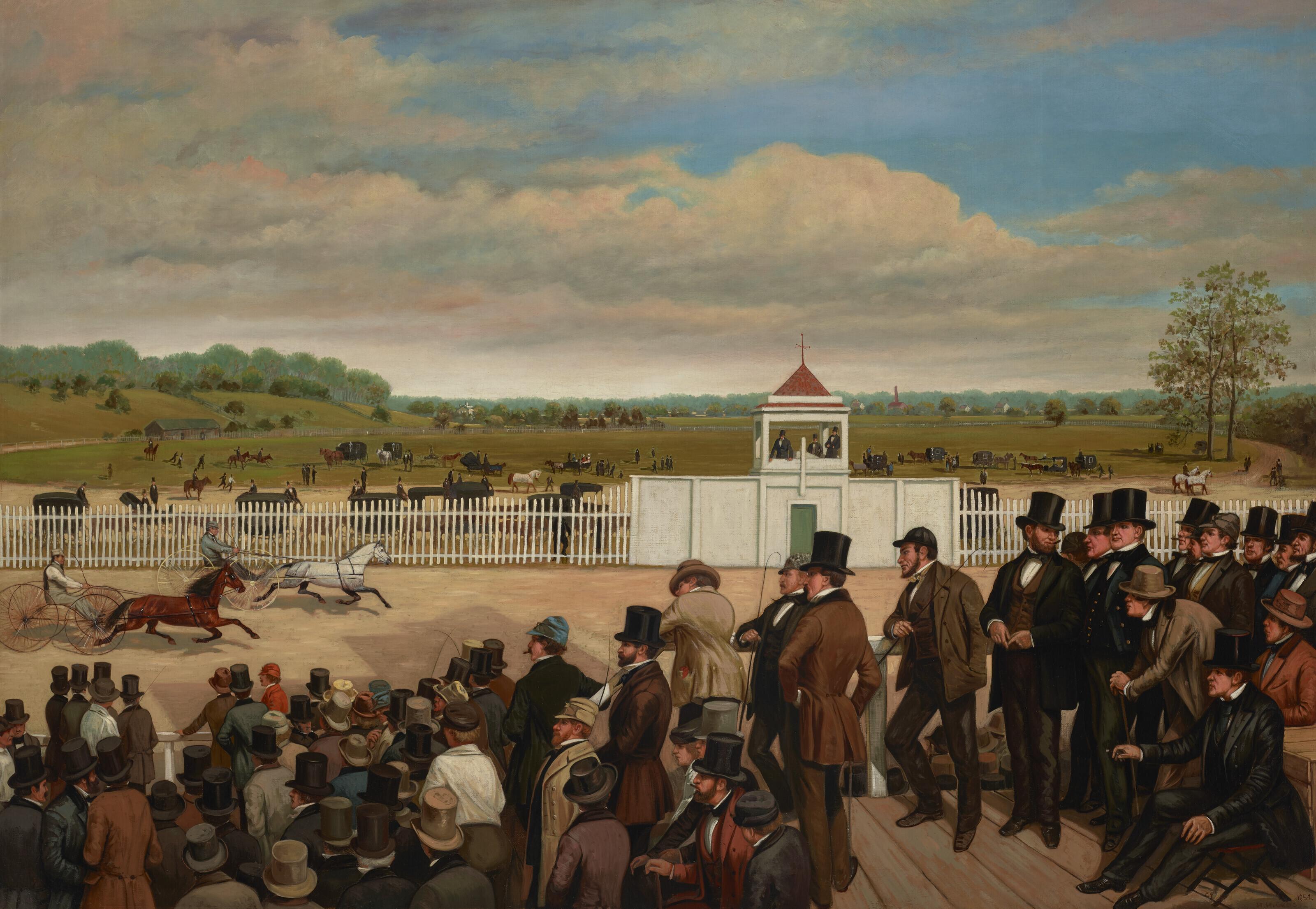 Henry H. Cross - The Old Union Race Course, Long Island, New York: Wednesday, May 10, 1854