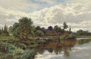 Henry H. Parker - A stream near Shalford, Surrey