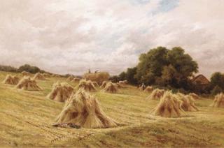 Henry H. Parker - A Surrey Cornfield Near Reigate