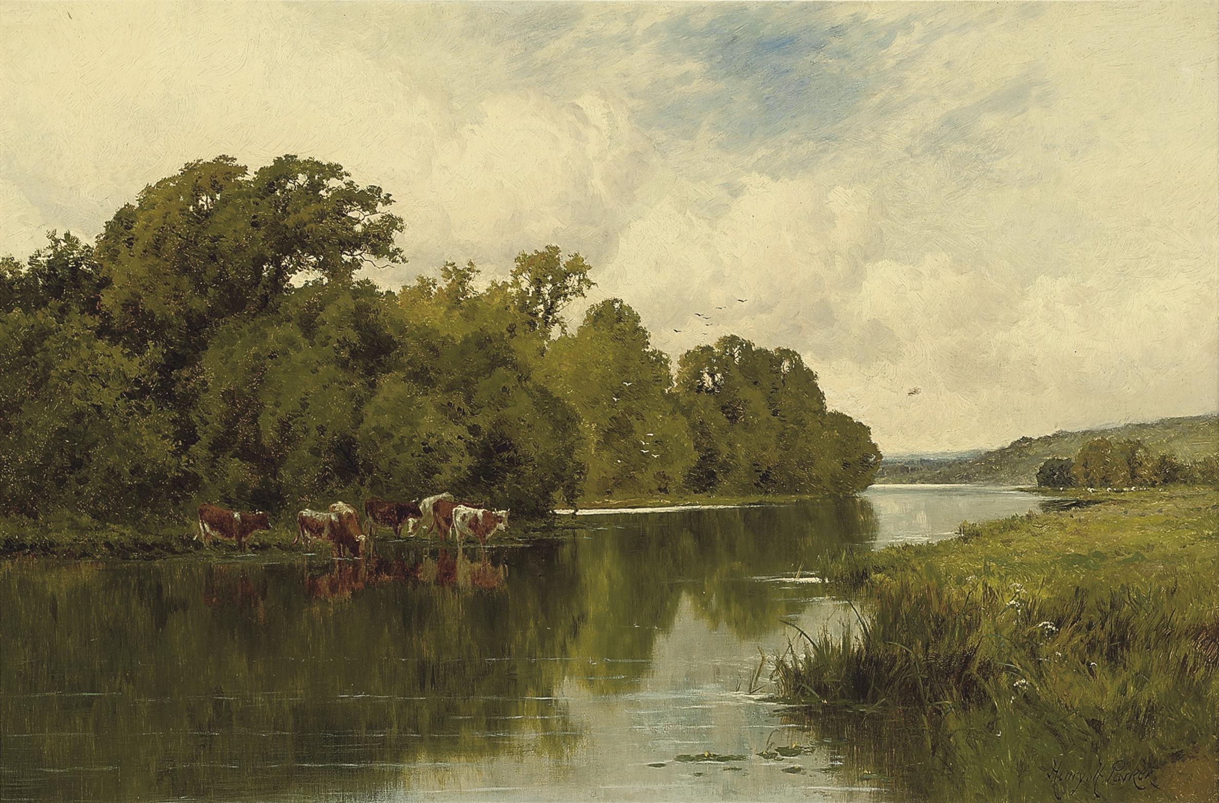Henry H. Parker - On the Stour, Harlow Essex