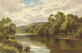 Henry H. Parker - Silent waters, on the banks of the Thames