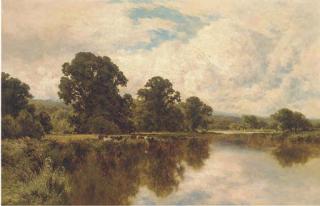 Henry H. Parker - Sleeping Waters On The Thames, Near Pangbourne