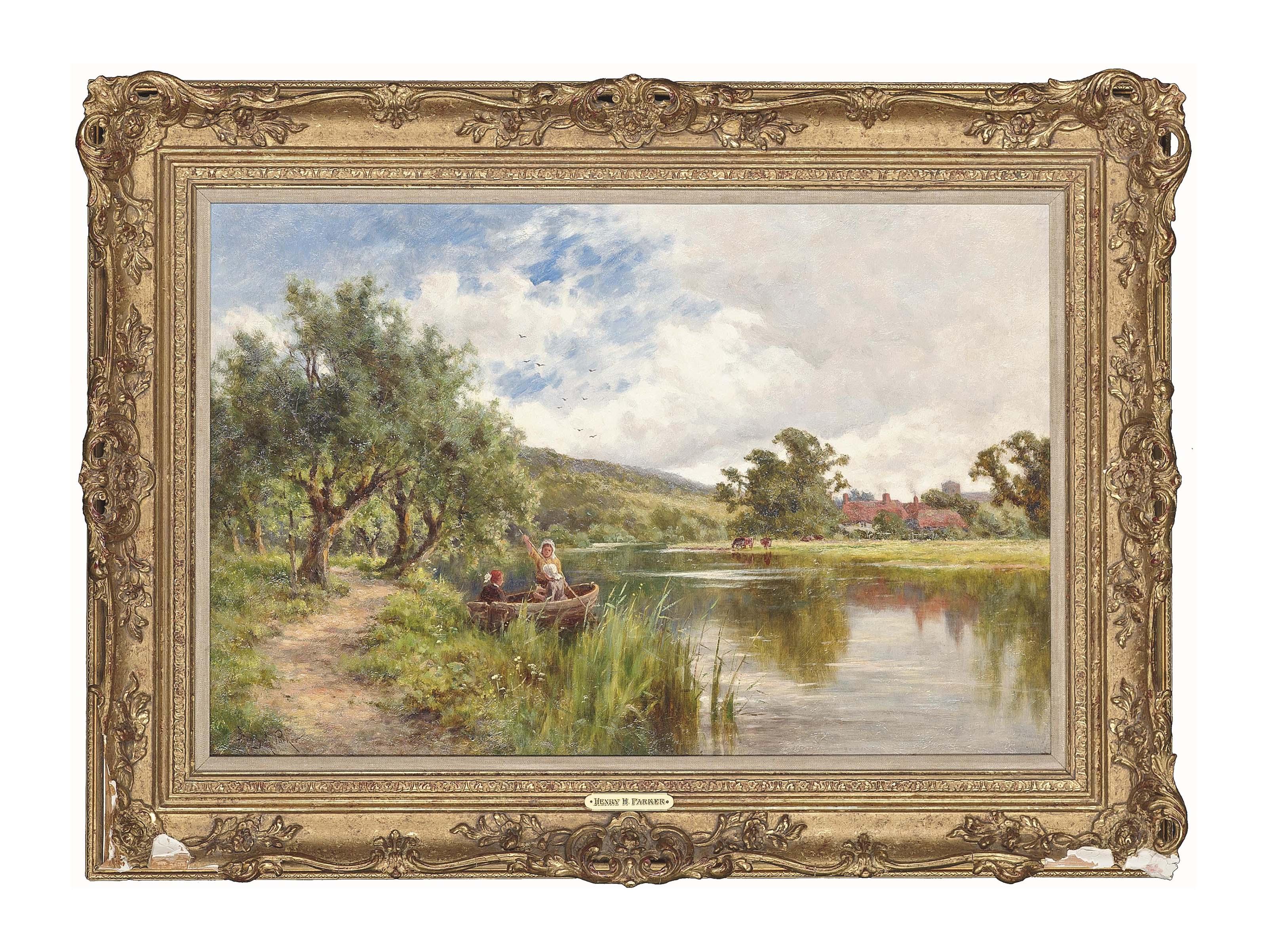 Henry H. Parker - The rowing party