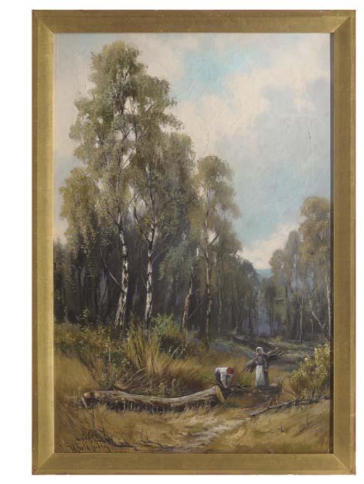 Henry Hadfield Cubley - Spring time in the woods, Wall Grange