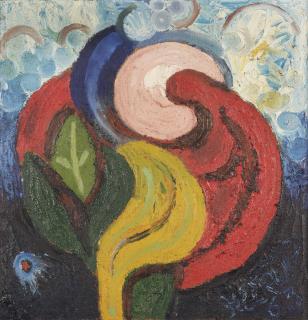 Henry Heerup - Red, Yellow And Blue Plant Life