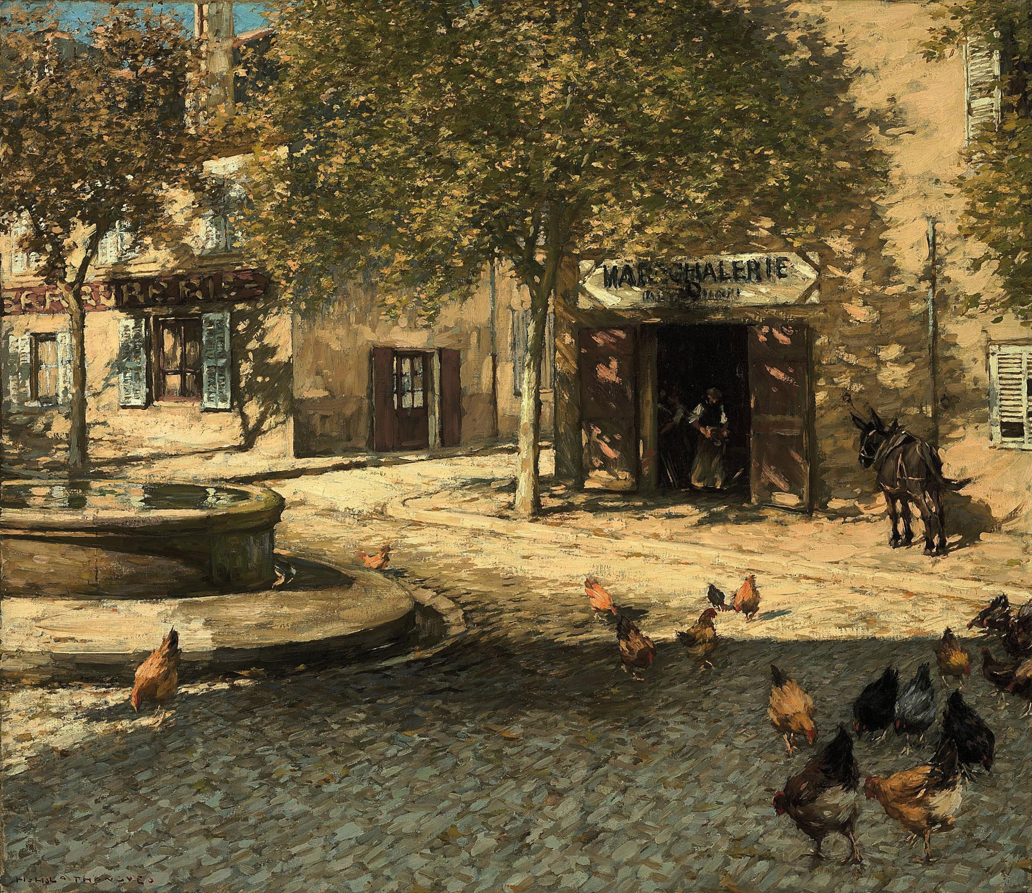 Henry Herbert La Thangue, R.A. - A Provençal forge