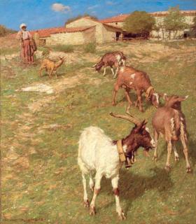 Henry Herbert La Thangue, R.A. - Provençal Farm