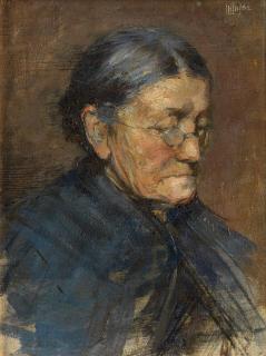 Henry Herbert La Thangue, RA - Portrait Study