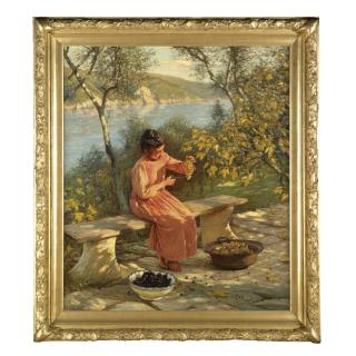 Henry Herbert Lathangue - Ligurian Grapes