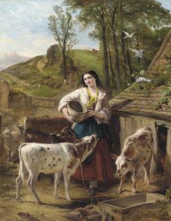 Henry Hetherington Emmerson - The calf yard