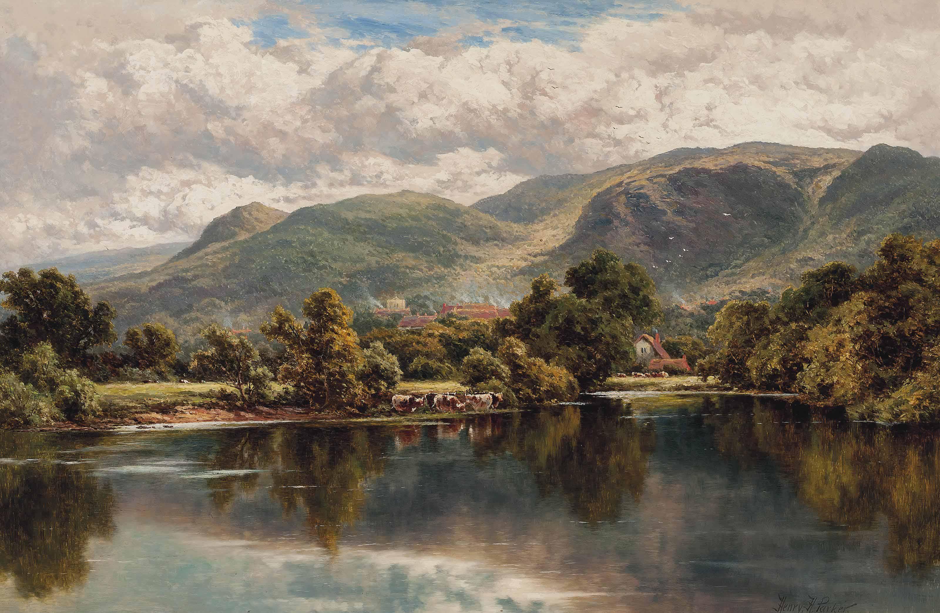 Henry Hillier Parker - The Church Pool, Bettws-Y-Coed, North Wales
