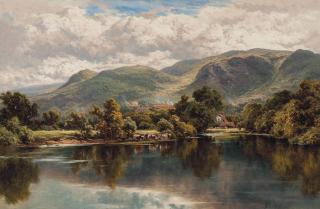 Henry Hillier Parker - The Church Pool, Bettws-Y-Coed, North Wales