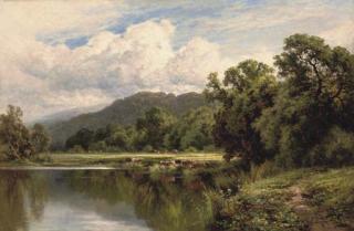 Henry Hillingford Parker - Sleeping Waters Near Henley On Thames