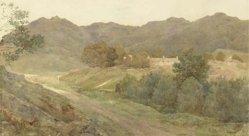Henry Holiday - A view in the Lake District