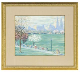 Henry Ives Cobb - A stroll through Central Park, New York