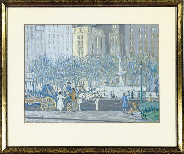 Henry Ives Cobb - The Pulitzer Fountain On The Grand Army Plaza, New York