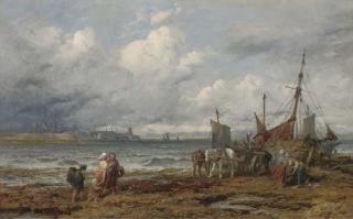 Henry James G. Holding - Loch Fyne, Herring Boats At Ardrosson