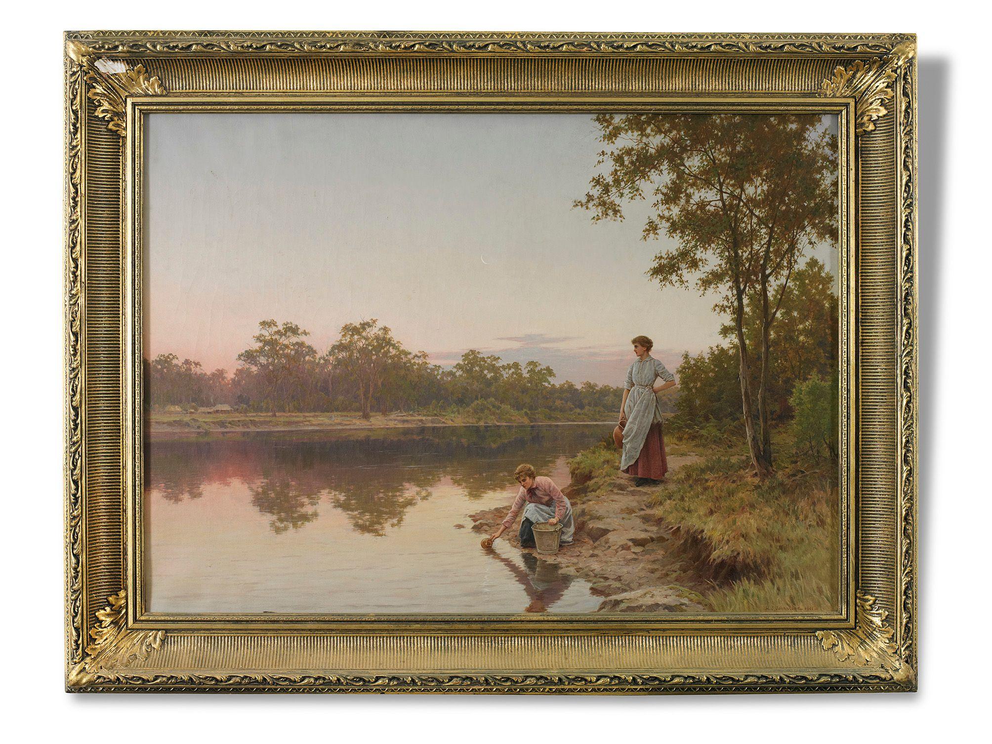 Henry James Johnstone - The Evening Task, 1901