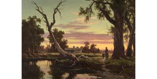 Henry James Johnstone - The Road Home at Sunset