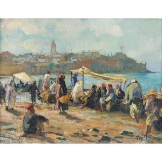 Henry Jean Pontoy - Rabat, Les Oudnïas, Le Bou Regreg, Les Barcassiers