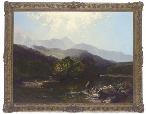 Henry John Boddington, R.B.A. - A trout stream, North Wales