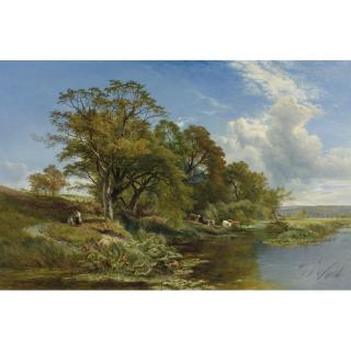 Henry John Boddington - British A Weedy Branch Of The Thames