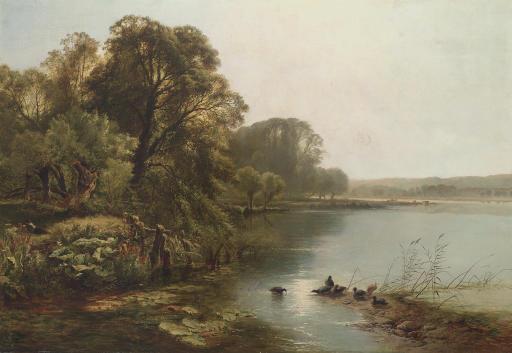 Henry John Boddington - Early Morning on the Thames