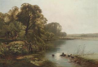 Henry John Boddington - Early Morning on the Thames