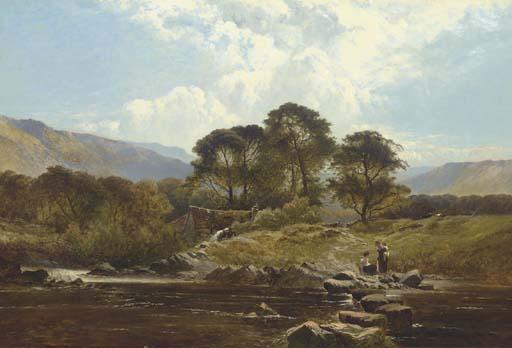 Henry John Boddington - The Way to the Mill, North Wales