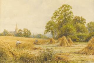 Henry John Kinnaird - A Surrey cornfield