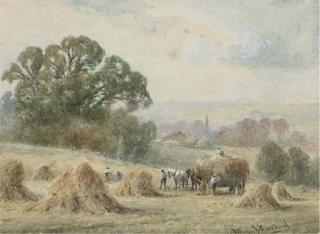 Henry John Kinnaird - Harvest Time, Devon